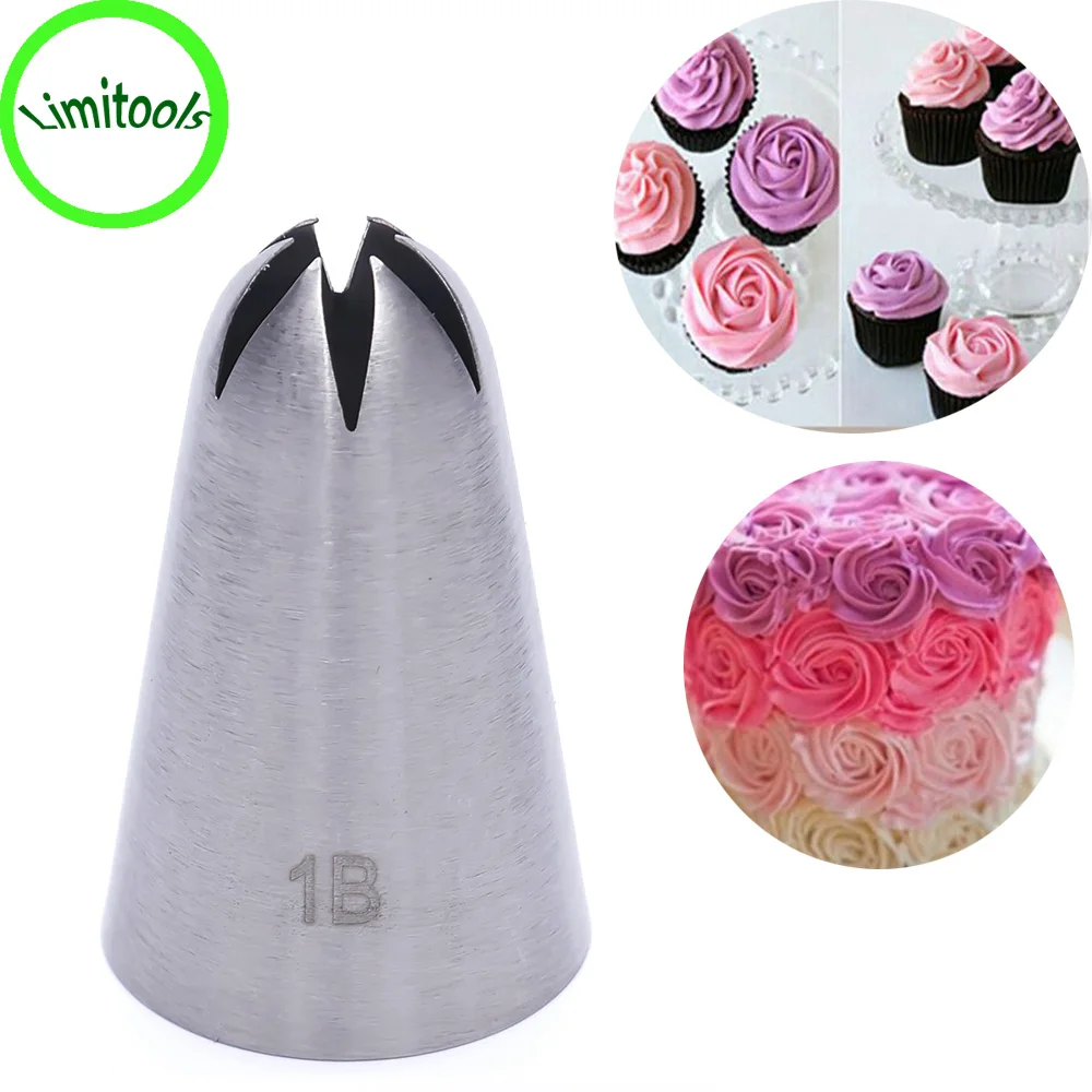 

30f# Large Size Cream Nozzle Decorating Tip Icing Nozzle Cake Baking Pastry Tips Tools Cake Fondant Decorating Nozzle Bakeware