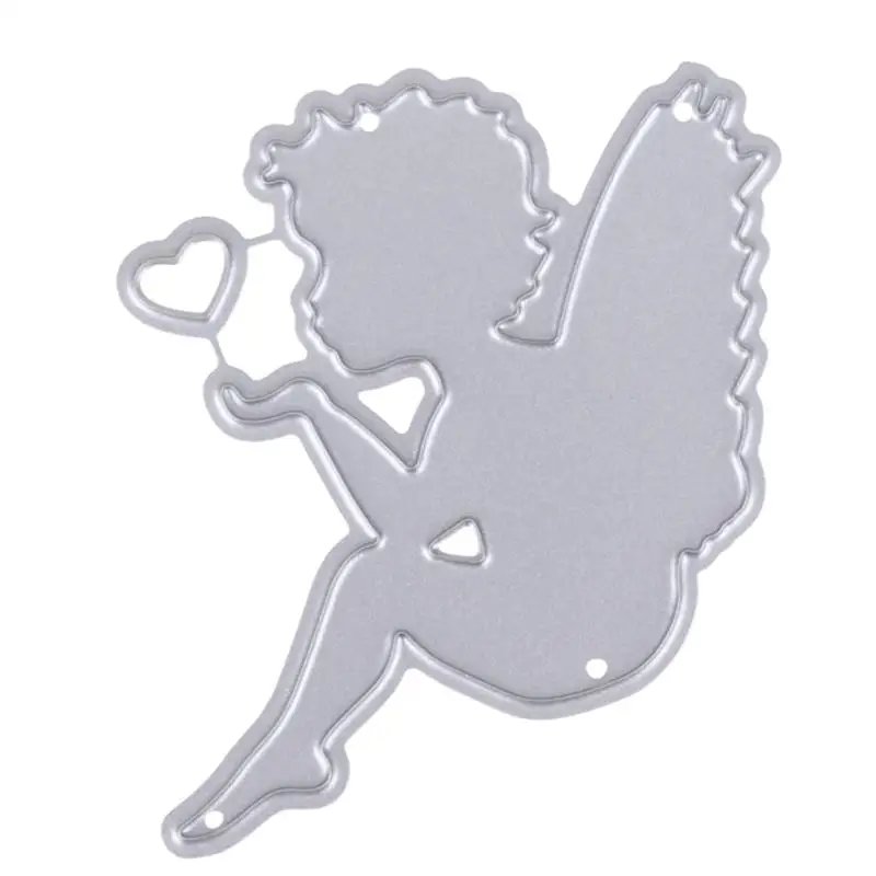 angel metal Cutting Dies Scrapbooking Embossing Border Stencils DIY Decorative Cards making clear stamps new 2018 papel parede | Дом и сад