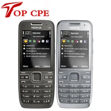 Оригинал e52 nokia mobile телефон bluetooth wifi gps 3 г сотовый телефон русская клавиатура в наличии восстановленное