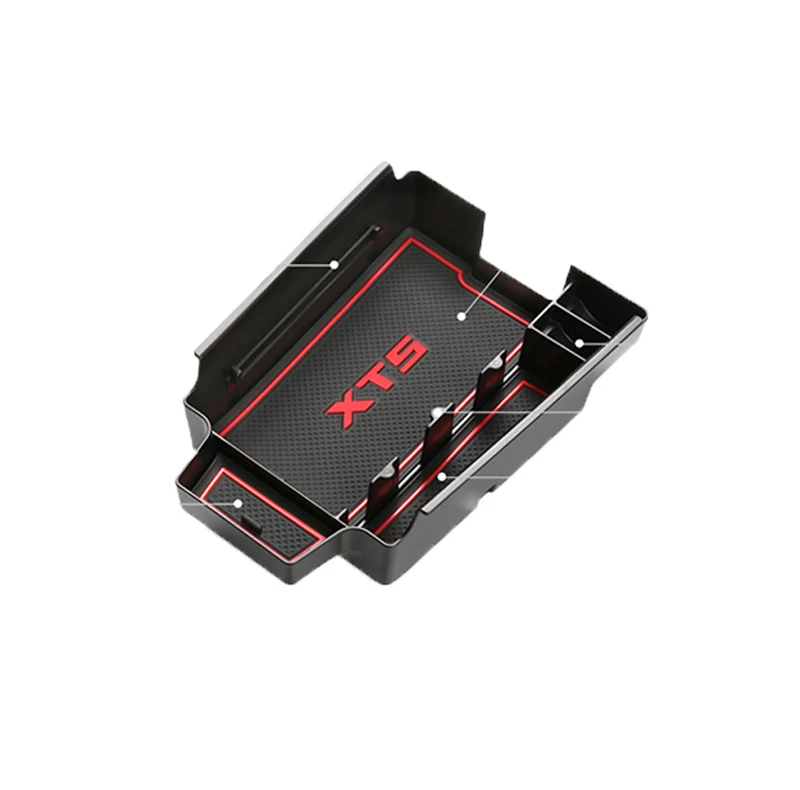 

Armrest Box Storage for Cadillac XT5 2016 2017 2018 2019 2020 Stowing Tidying Organizer Anti-Slip Rubber Interior Accessories