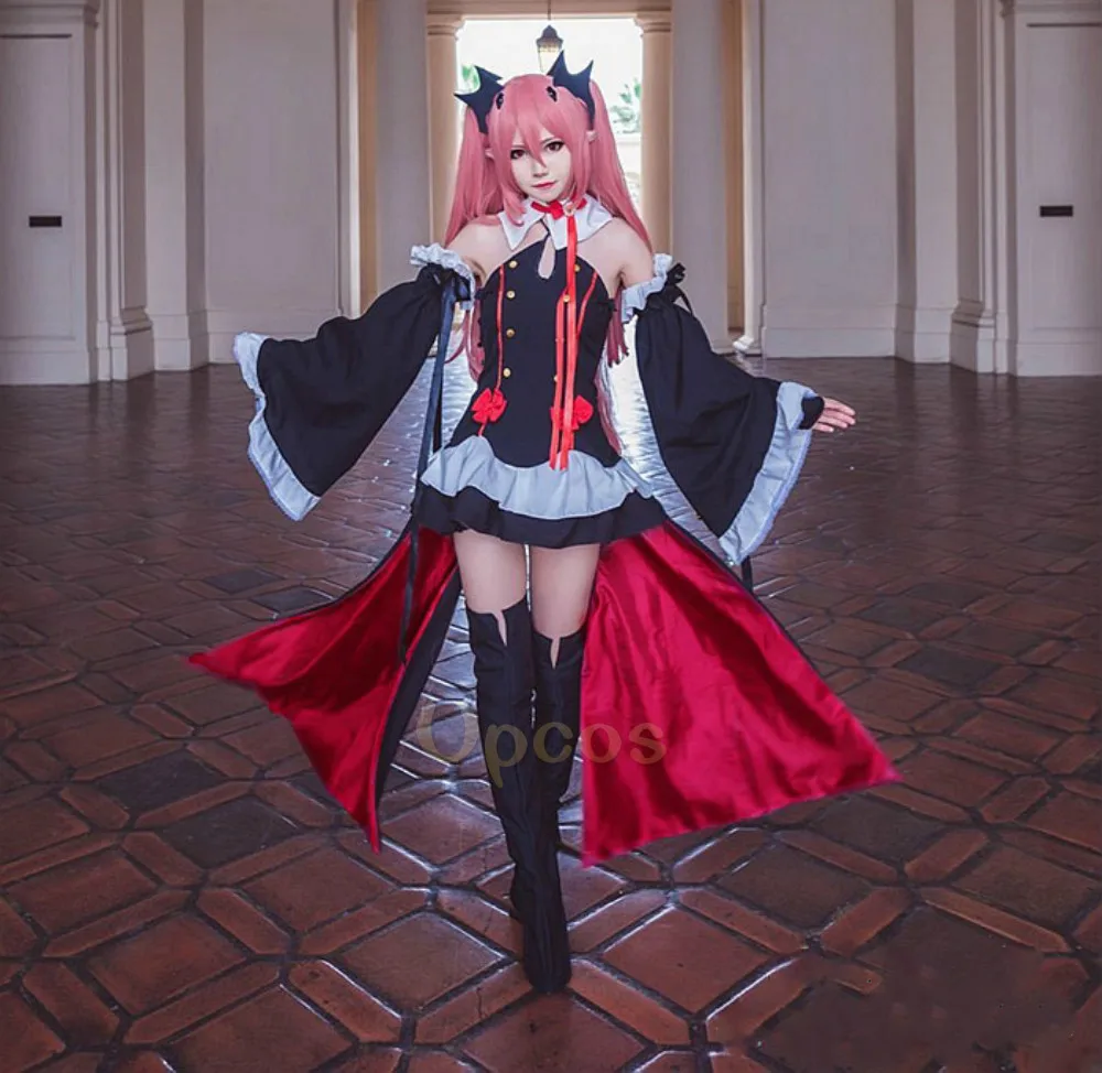 Косплей Костюм вампира из аниме Серафим конца Owari no Seraph Krul Tepes униформа косплей
