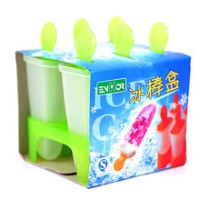 «Сделай сам» для Фруктового мороженого на палочке формовочная коробка 6 Чехлы льда прессформы 9,5*5,5 см