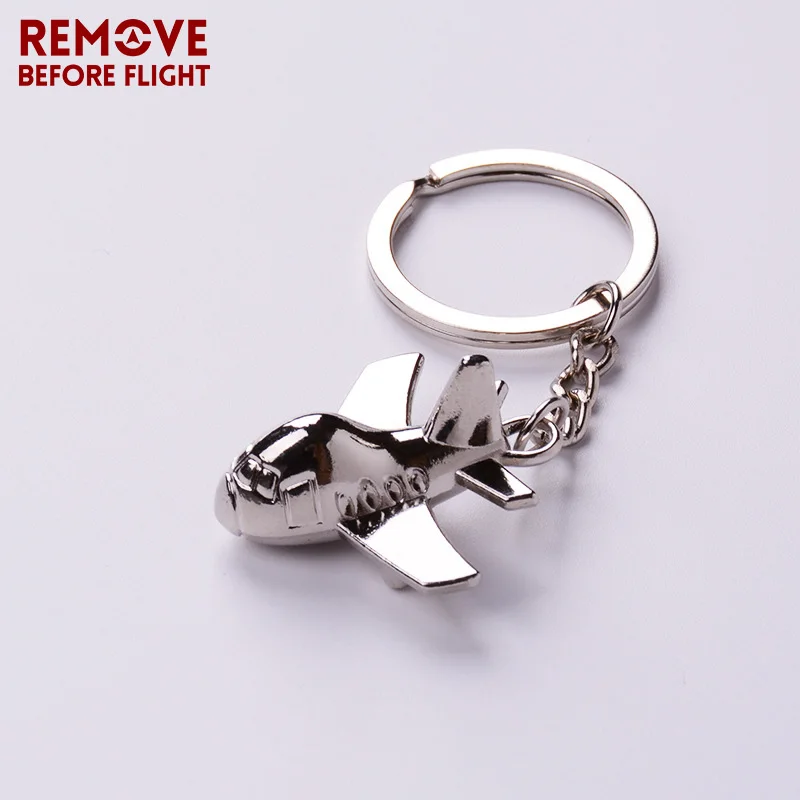 Remove Before Flight Creative Combat Aircraft Key Chain for Aviation Gifts Metal Plane Keychain Brand Jewelry Key Ring Chain4
