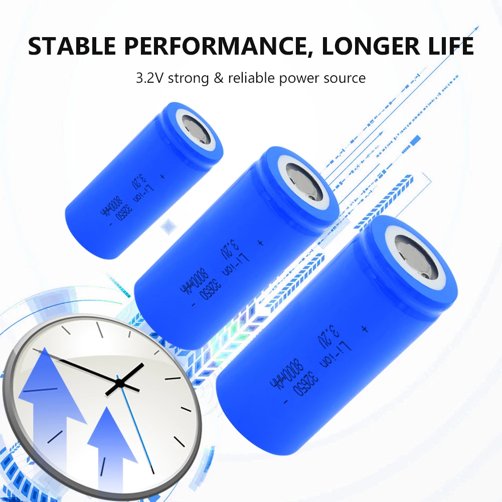 Новинка 3 2 V 8000mAh 32650 литий ионная аккумуляторная батарея для Светодиодный