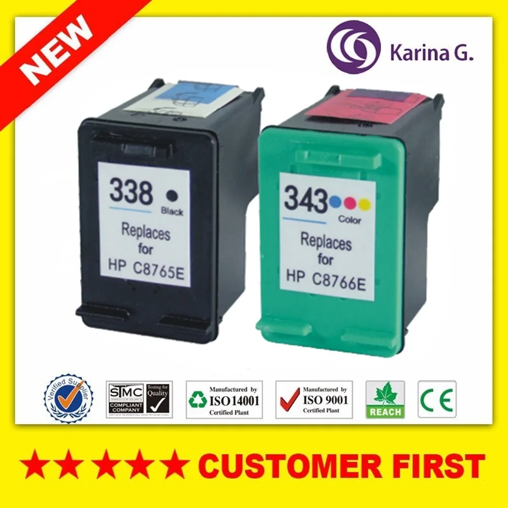 1set Remanufactured For Hp338 Hp343 Ink Cartridge Suit For Hp338 Hp343 Photosmart C3100 C3110 C3140 C3150 C3170 C3180 C3190 Ink Cartridge Ink Cartridge For Hpcartridge For Hp Aliexpress