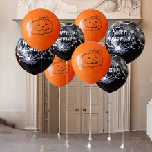 

10/100Pcs/Pack Halloween Party Decorative Balloon Pumpkin Skull Spider Web 12 Inch Balloon Party Home Decor