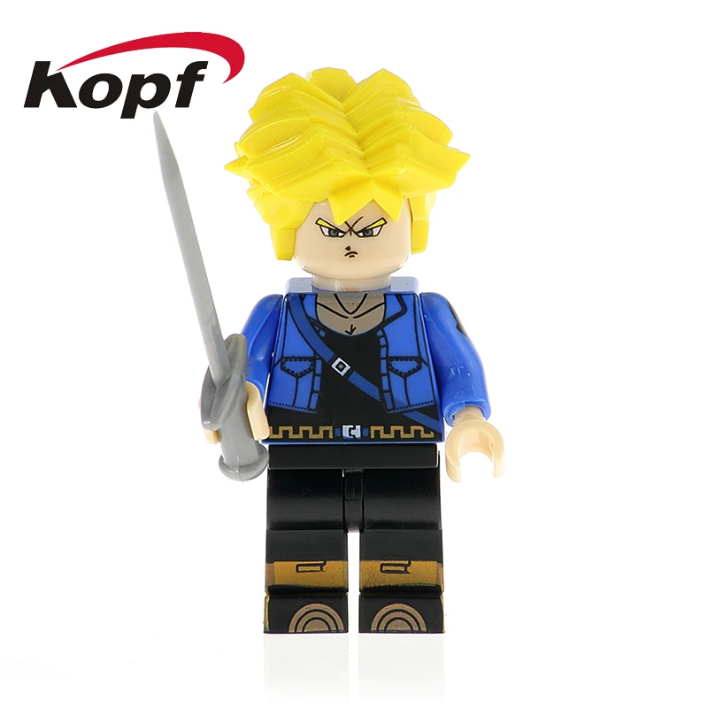 

KF996 Building Blocks Dragon Ball Z Model Future Trunks Vegeta Black Goku Android 17 Gohan Bricks Action Toys for children