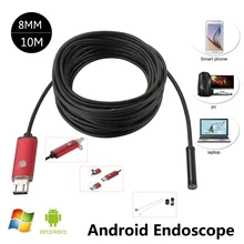 Endoscope 8mm USB Endoscope Android 5M 10M OTG PC USB Endoscopio Mini Endoscope Camera 720P Inspection Waterproof Phone Camera