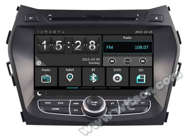 Автомобильный DVD плеер WITSON GPS для HYUNDAI IX45/SANTA FE новая технология + пленочный экран