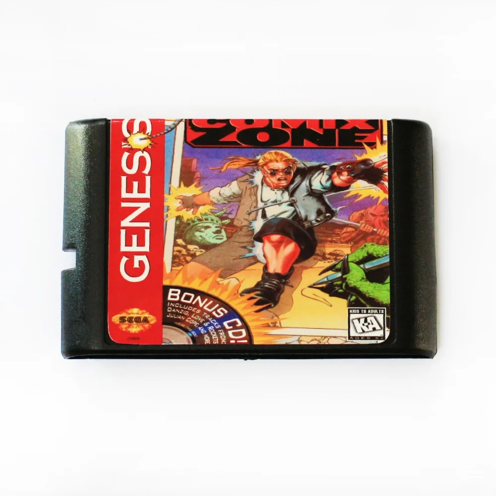 

Comix Zone 16 bit MD Game Card For Sega Mega Drive For SEGA Genesis