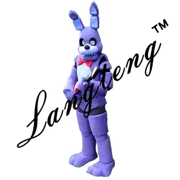 

Five Nights At Freddy's Fnaf Toy Creepy Purple Bunny Mascot Costumes For Adults Christmas Halloween Outfit Free Shipping 2019New