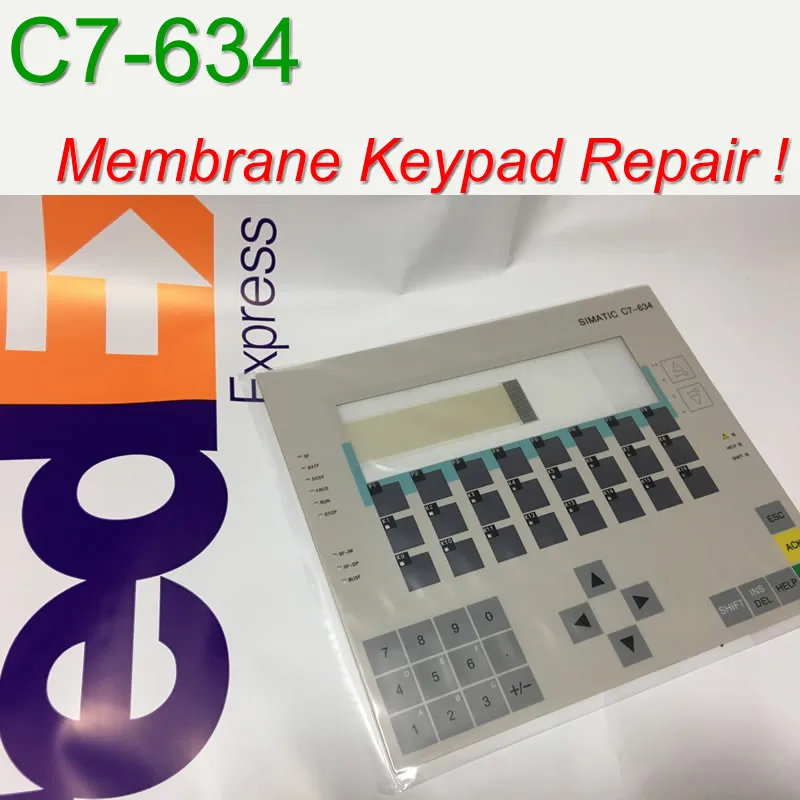 

6ES7634-1DF02-0AE3 C7-634 Membrane Keypad for SIMATIC & GEA HMI Panel repair~do it yourself, Have in stock