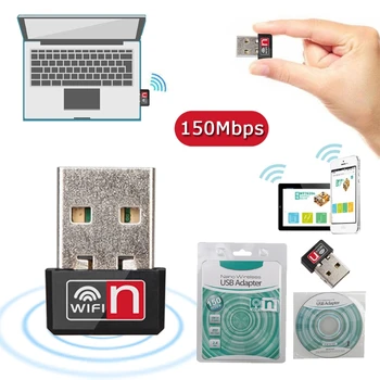

150Mbps USB Wireless WiFi Adapter Network Lan Card Dongle MT7601 for PC Laptop