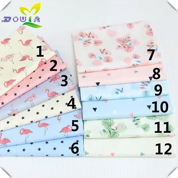 

Pure cotton baby package quilt cartoon Flamingo cotton printed whole cotton bed sheet quilt fabric