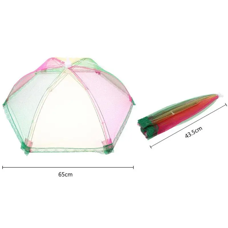 Летний пищевой чехол зонтика анти мухи комары Складная Настольная сетка палатка для пикника экран кухонные инструменты контейнеры пищевые аксессуары