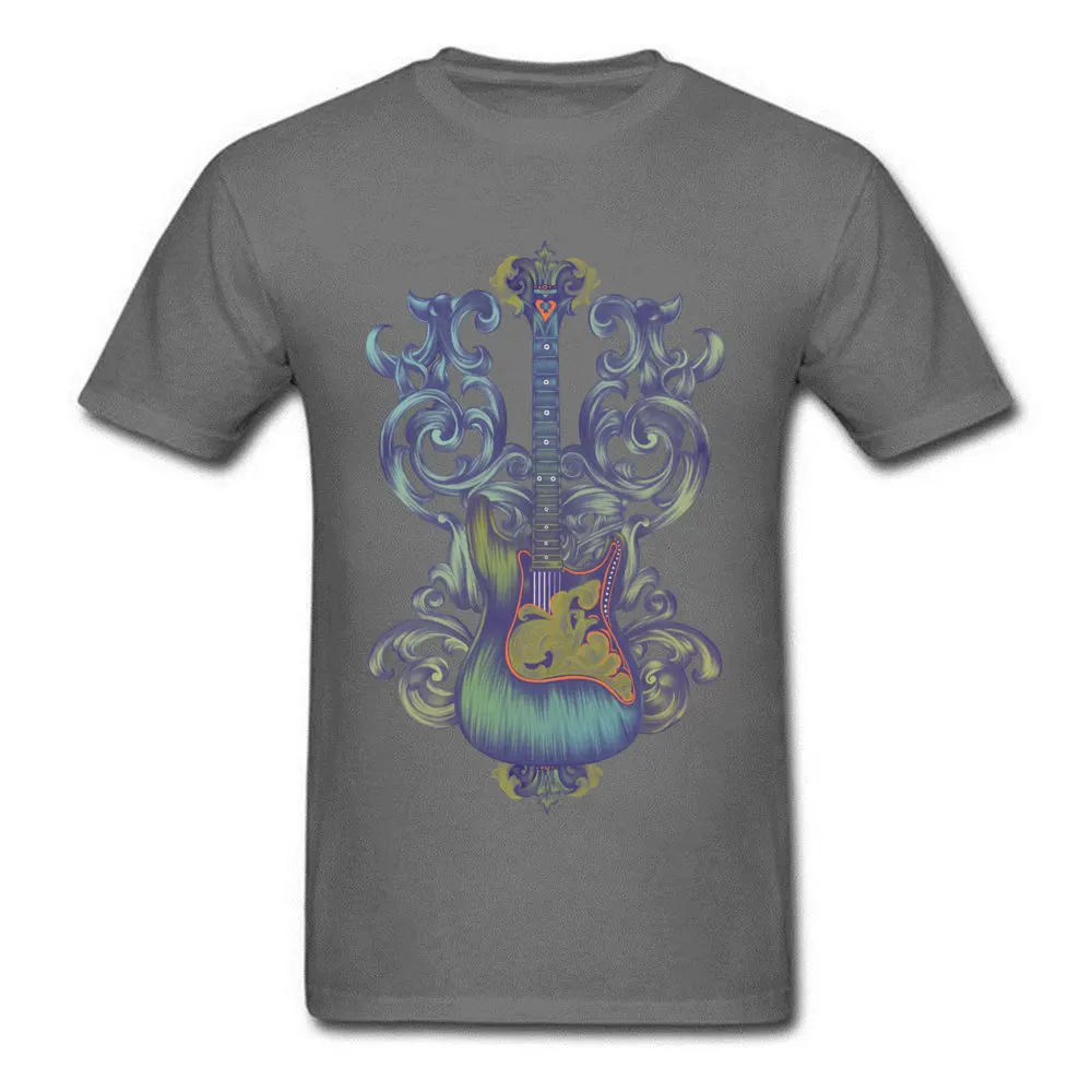 Angel Guitar 2018 Hot Sale Mens Tshirts Crewneck Short Sleeve Pure Cotton Tees Normal Tees Top Quality Angel Guitar carbon