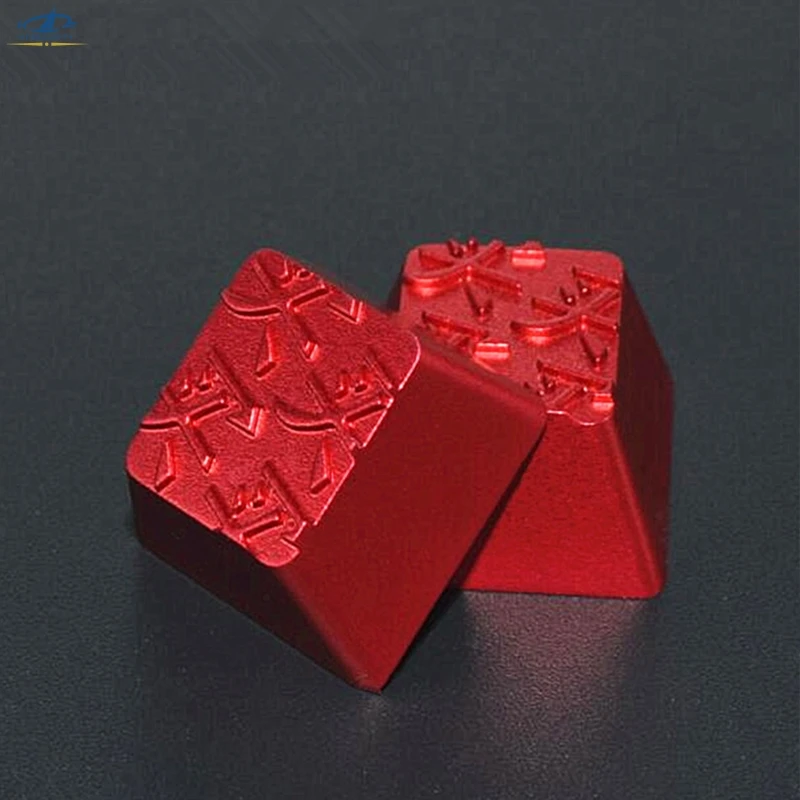 

[HFSECURITY] One pcs R4 Chinese Letter Buy Metal ESC Keycaps for Mechanical Keyboard