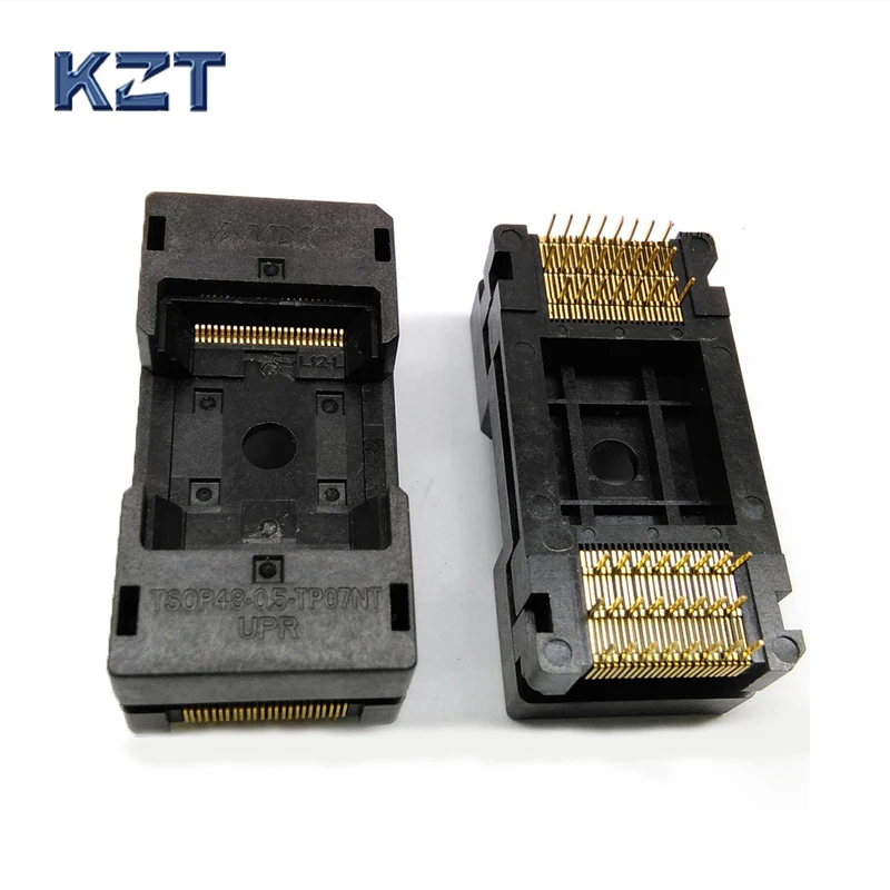 

TSOP48 Long Open Top Burn in Socket Pin Pitch 0.5mm IC Test Socket Adapter The Transposon Adapter Conversion Block