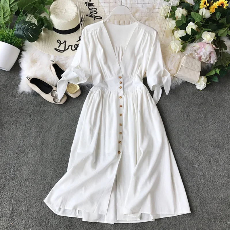 ladies linen summer dresses