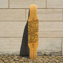 KOSTON pro 2015 new style dancing longboard deck with hybrid material structure long skateboard decks for