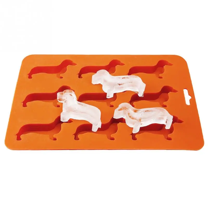 

Silicone Dog Shaped Ice Cube Tray Ice Cube Mold Chocolate Mold Ice Cream Mold