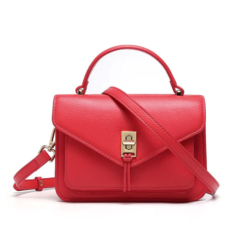 

BRIGGS brand genuine leather small handbags for women fashion messenger bag women high quality shoulder bag female casual totes