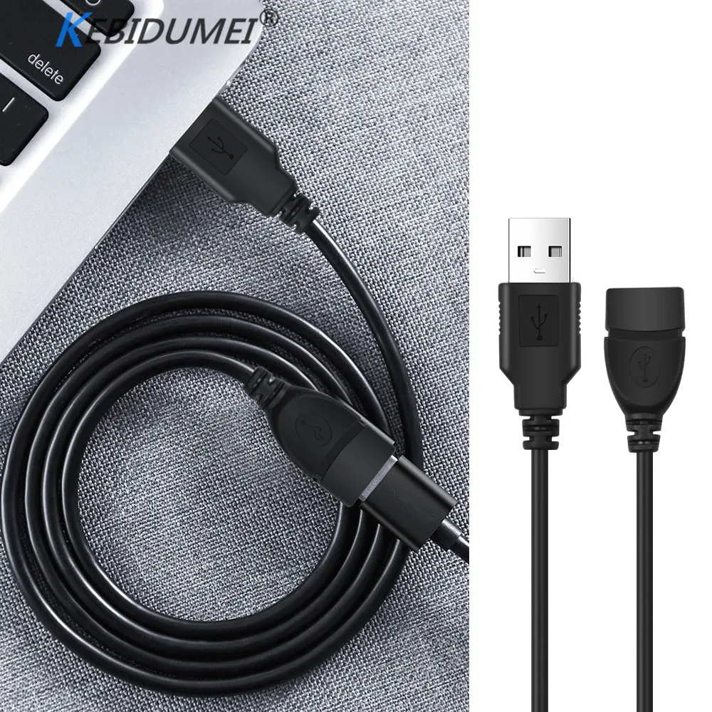 Суперскоростной Удлинительный кабель Kebidumei USB 2 0 штекер гнездо 3 м шнур провод для