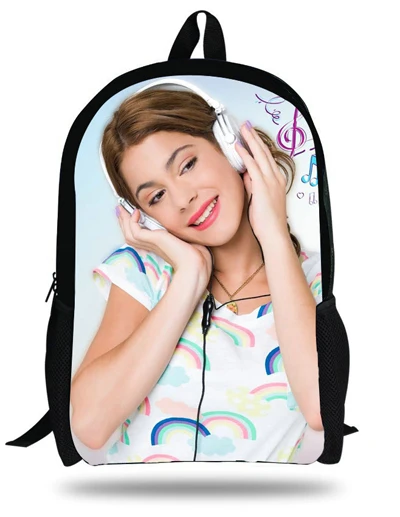 16-дюймовый Обувь для девочек Виолетта сумка рюкзак школы дети в возрасте 7-13 лет Школьные ранцы для подростков Mochila Infantil meninafashion - Цвет: Прозрачный