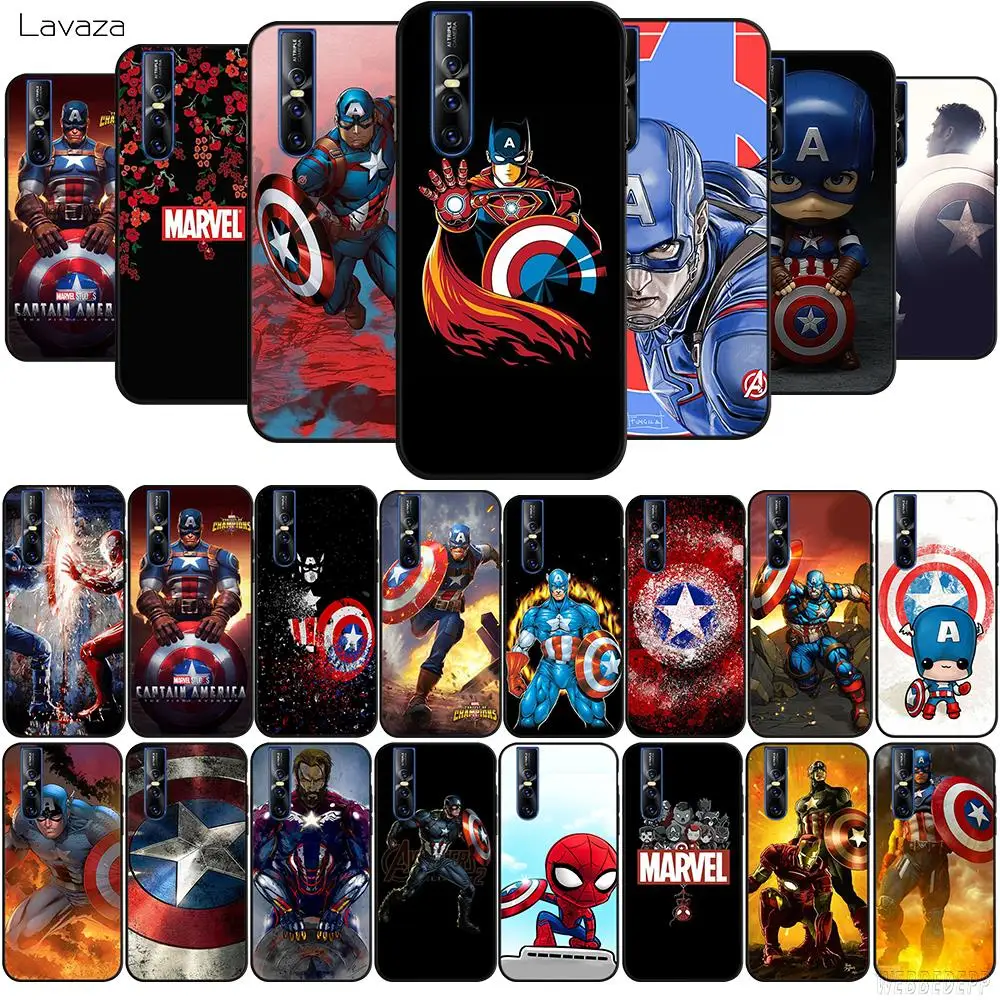 

Lavaza Captain America TPU Case for vivo Y53 Y55s Y67 Y75 Y81s Y85 Y89 Y91 Y95 Y93 V5s V7 V9 V15 V11Pro