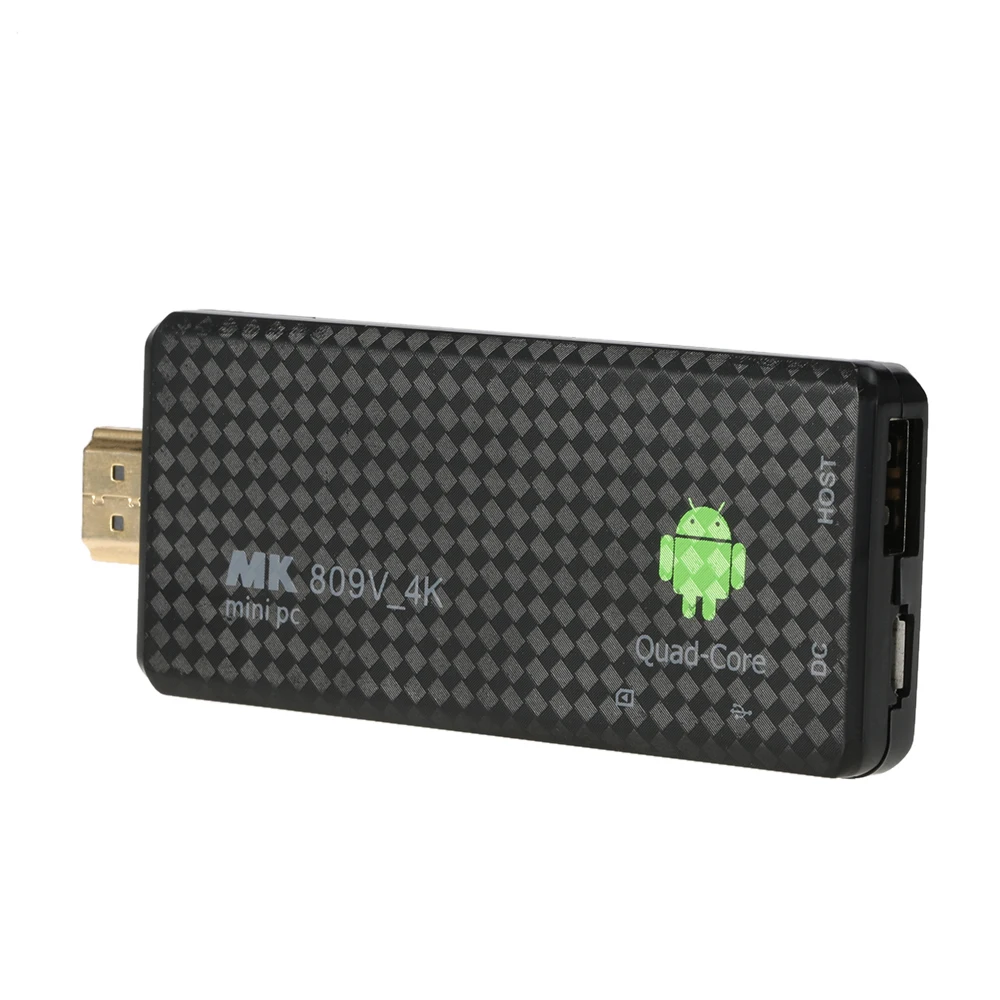 MK809 IV Android 5,1 Smart TV Stick 4K для Android TV RK3229 четырехъядерный 1G8G HD мини-ПК Miracast DLNA H.265 WiFi TV Stick Dongle