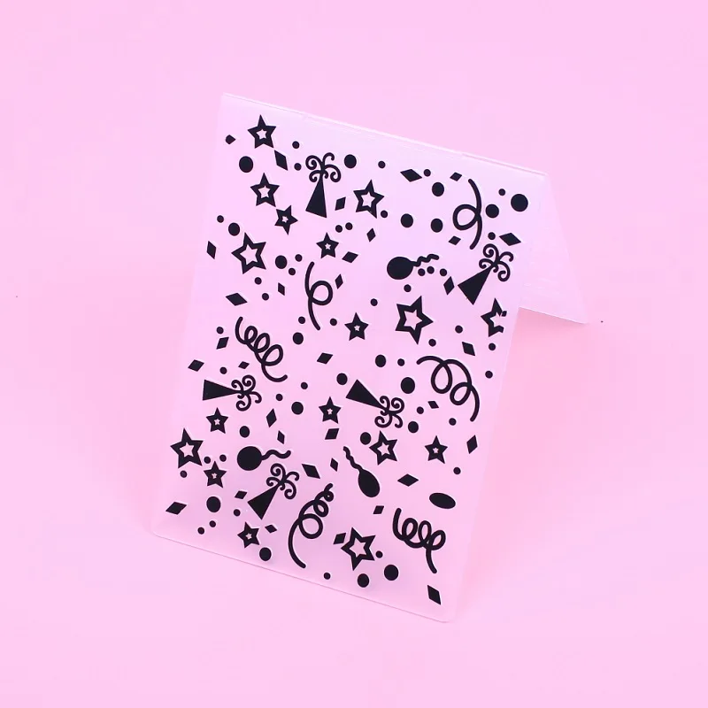 20 Styles New Plastic Template Craft Card Making Paper Cards Photo Album Wedding Cake Decoration Scrapbooking Embossing Folder - Цвет: T10630