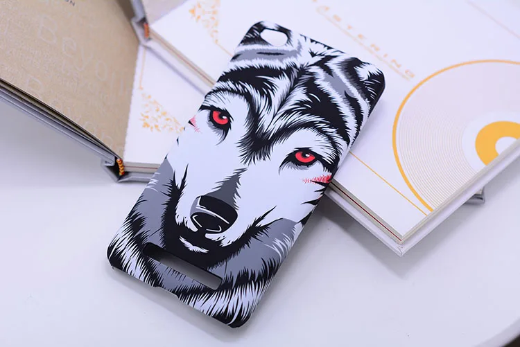 Чехол для телефона с изображением животных тигра Льва волка слона Жесткий Xiaomi Redmi