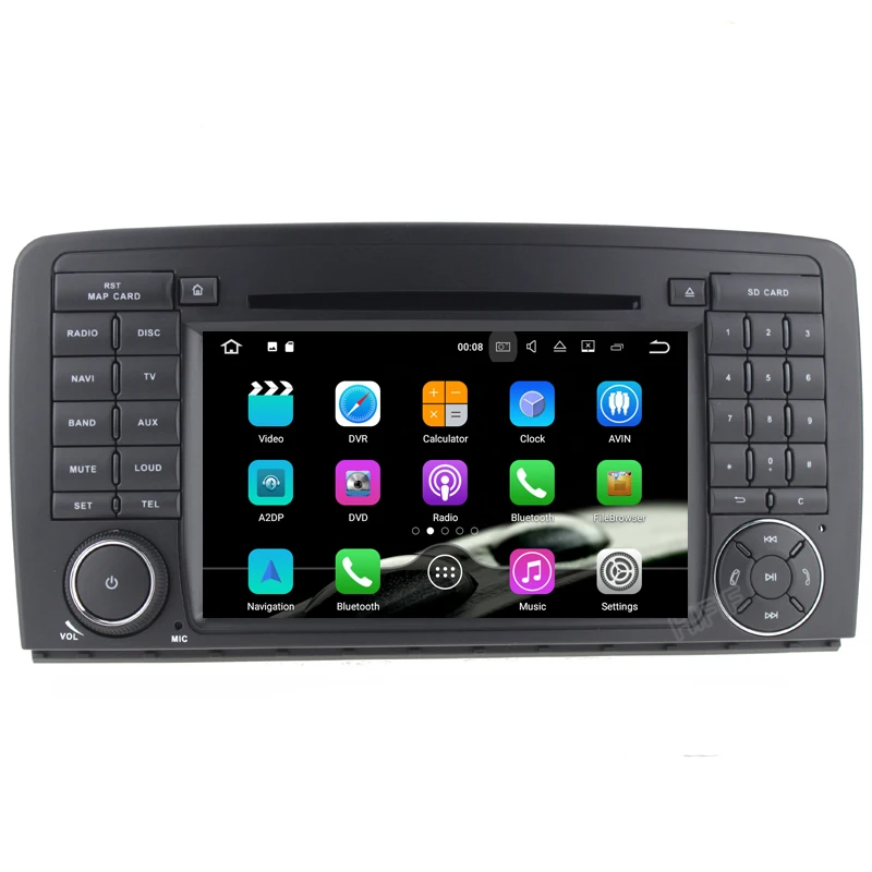 Best 1024*600 Octa Core Android 8.0 Car DVD for Mercedes Benz AMG/R Class W251 R280 R300 R320 R350 GPS Radio Stereo 4GB RAM 32GB ROM 1