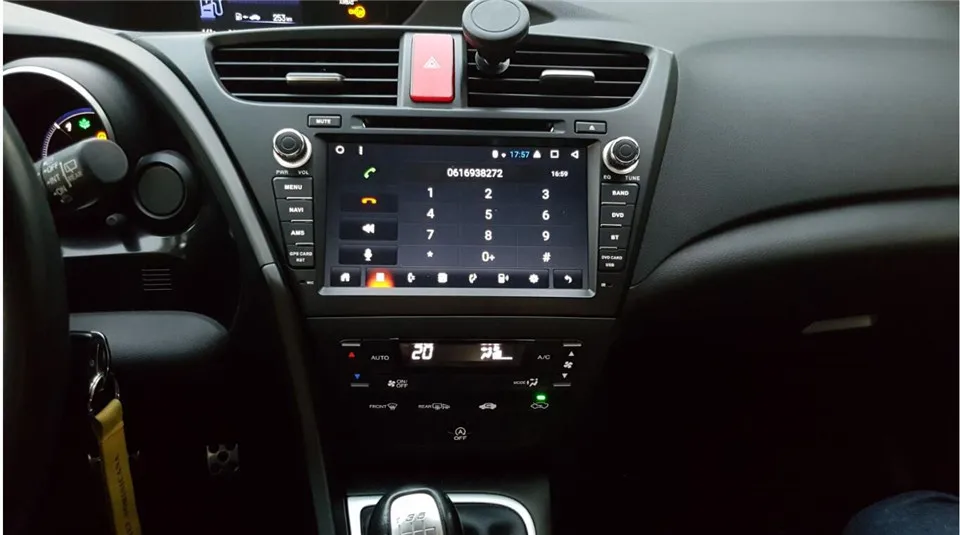 Android 8,1 автомобильный dvd-плеер головное устройство для Honda civic gps Радио BT магнитофон стерео системы в приборной панели