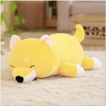 

WYZHY down cotton akita dog doll plush toy doll holding pillow to give friends children bedside decoration 40cm