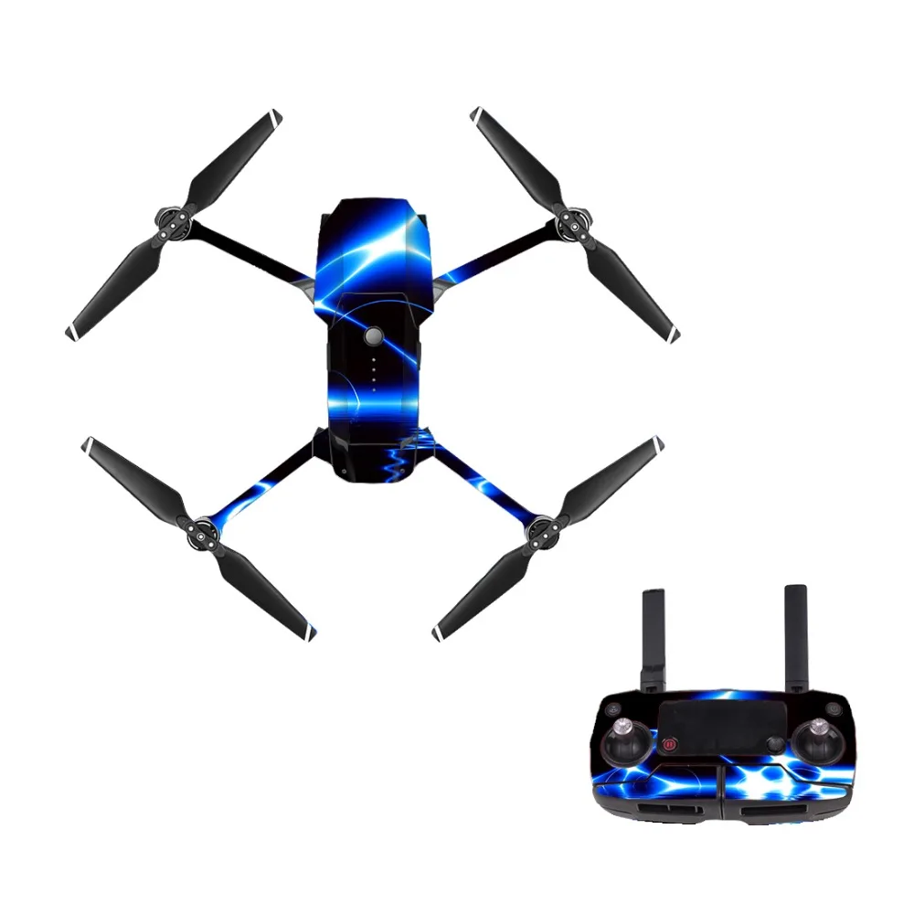 [M0192] крутой дизайн для DJI Mavic Pro наклейка на кожу Дрон корпус+ пульт дистанционного управления+ 3 Защитная пленка для аккумулятора