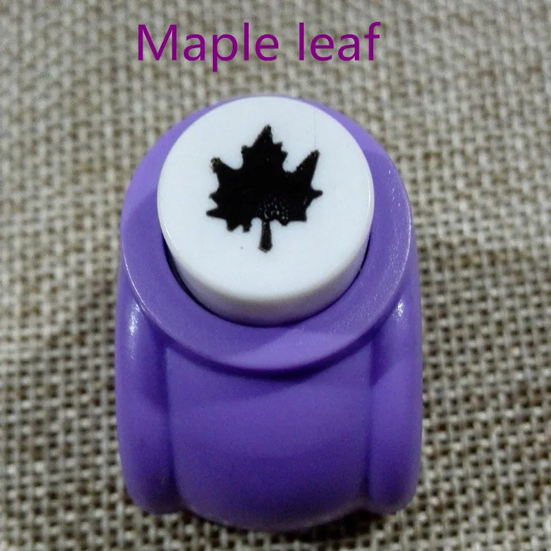 leaf 1 шт., для детей, мини-печатная бумага, ручной формирователь для скрапбукинга, бирки, карты, ремесло, сделай сам, инструмент для 16 видов стилей - Цвет: leaf
