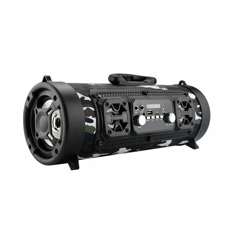  High Quality Wireless Bluetooth Waterproof Portable High-power 15W Music Barrel Speaker for Outdoor
