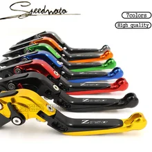 7 Colors Motorcycle Accessories Adjustable Folding Extendable Brake Clutch Levers For KAWASAKI Z750 2007-2012