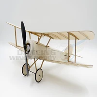 Free Shipping Sopwith Pup RC Plane Balsa Wood 378mm Warbird Aircraft Kit with Brushless Power System Aeromodelling Kit K6 1