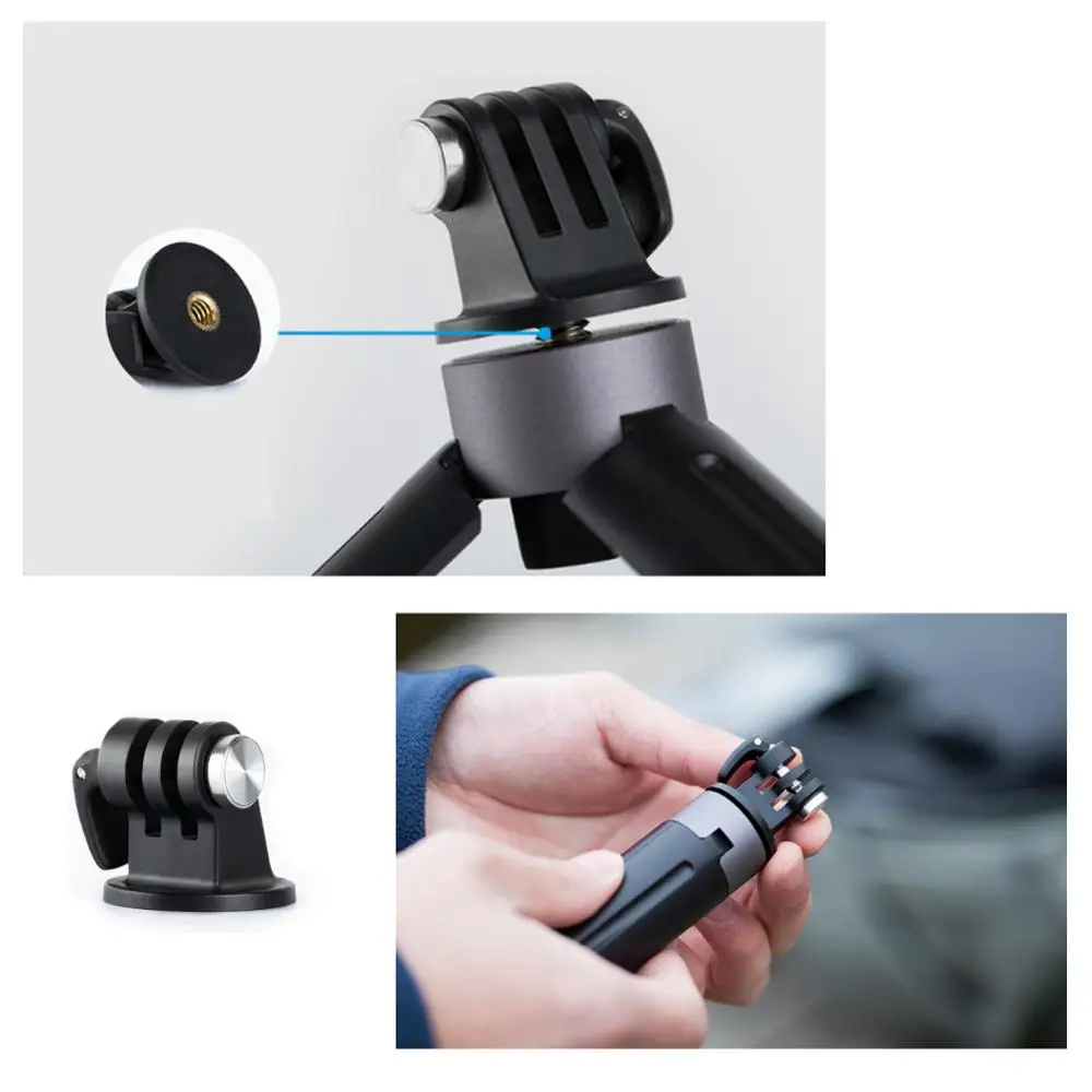 Универсальный адаптер для камеры PGYTECH на 1/4 винт DJI Osmo Action/Osmo Pocket/Gopro Hero 8 7 6 5 Black