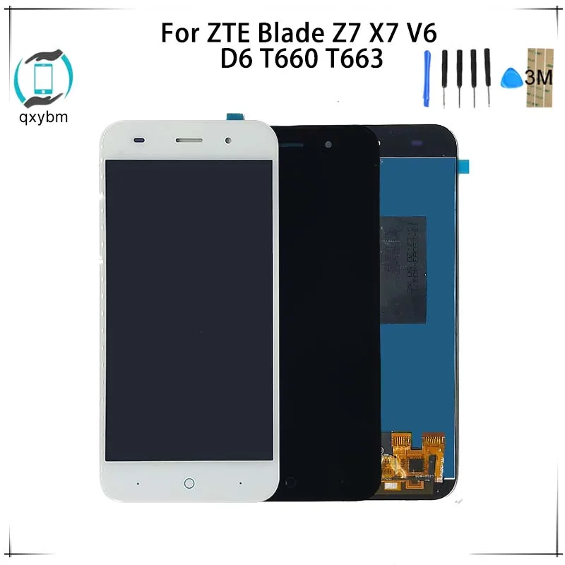 5 0 дюймовый ЖК-дисплей для ZTE Blade Z7 X7 V6 D6 T660 T663 кодирующий преобразователь