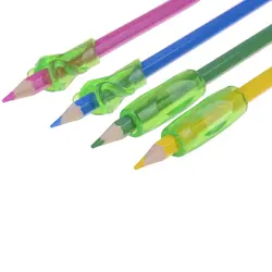 4 шт Студенческая ручка Холдинг устройство для коррекции положения пальцев детская чехол для карандаша случайный цвет