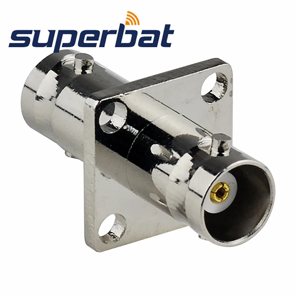 Superbat 5 pcs BNC RF Adapter BNC Female Jack to Jack Panel Mount Free