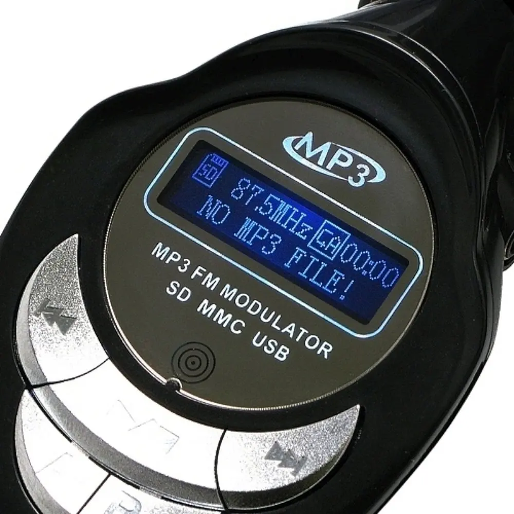 Car MP3 Player FM Transmitter with SD Slot and IR Remote SD/MMC/USB