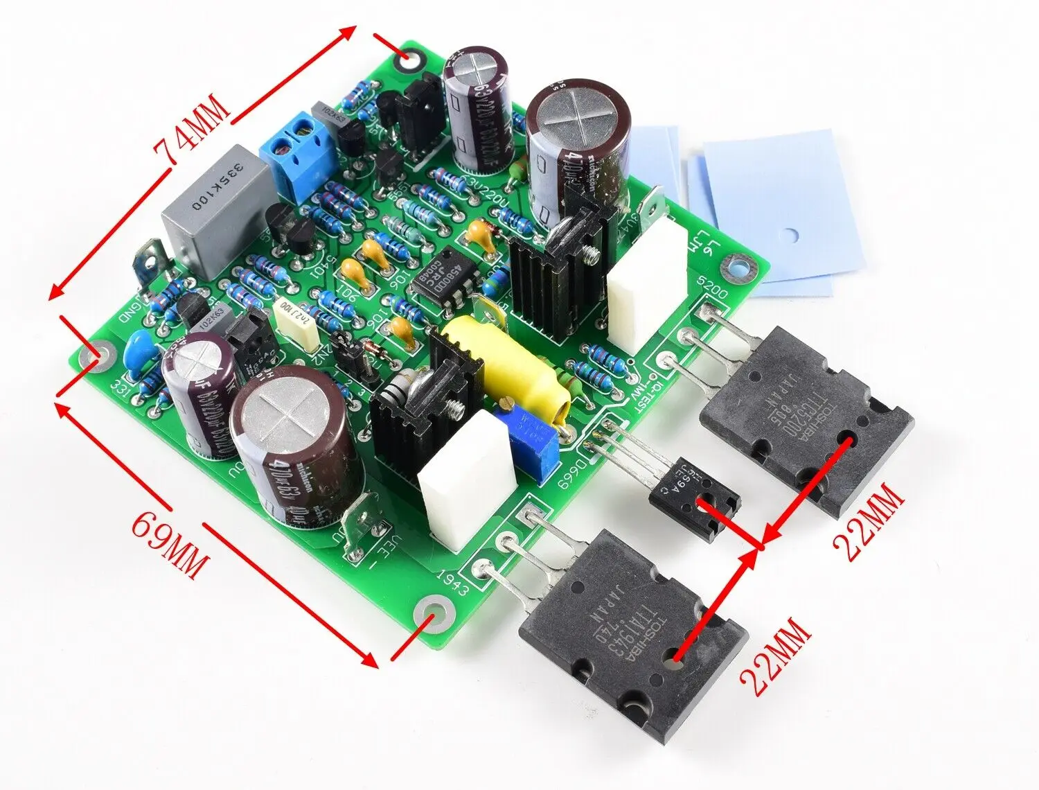 DIYERZONE одна пара собранная Accuphase E210 Модифицированная Плата усилителя мощности MOSFET