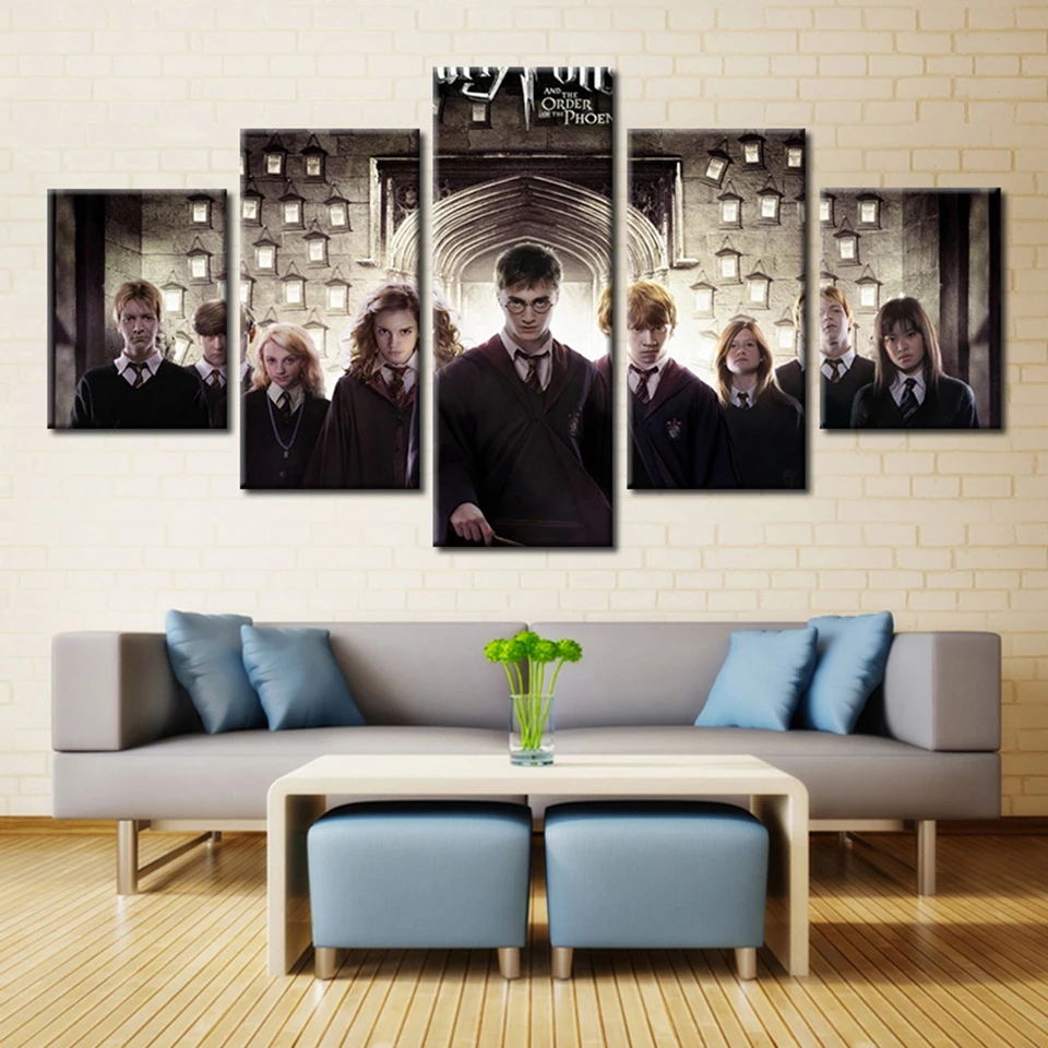 

Harry Potter Movie Wall Art Canvas Painting HD Print Painting Modern Decorative Home Decor Picture Canvas Printed Movie Poster