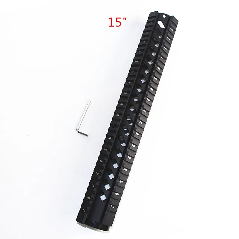

15" AR-15 Free Float Quad Rail Handguard Tactical Hunting Mounting System Rifle Handguard Airsoft Accessorie