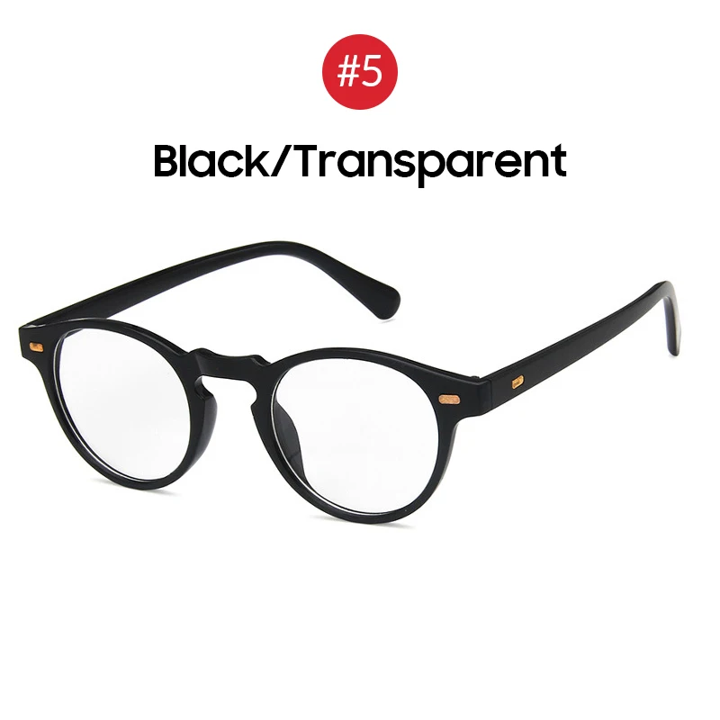 VIVIBEE мужские модные овальные маленькие солнцезащитные очки прозрачные классические UV400 Солнцезащитные очки тренды для прозрачных оттенков для женщин - Цвет линз: 5 Black Transparent
