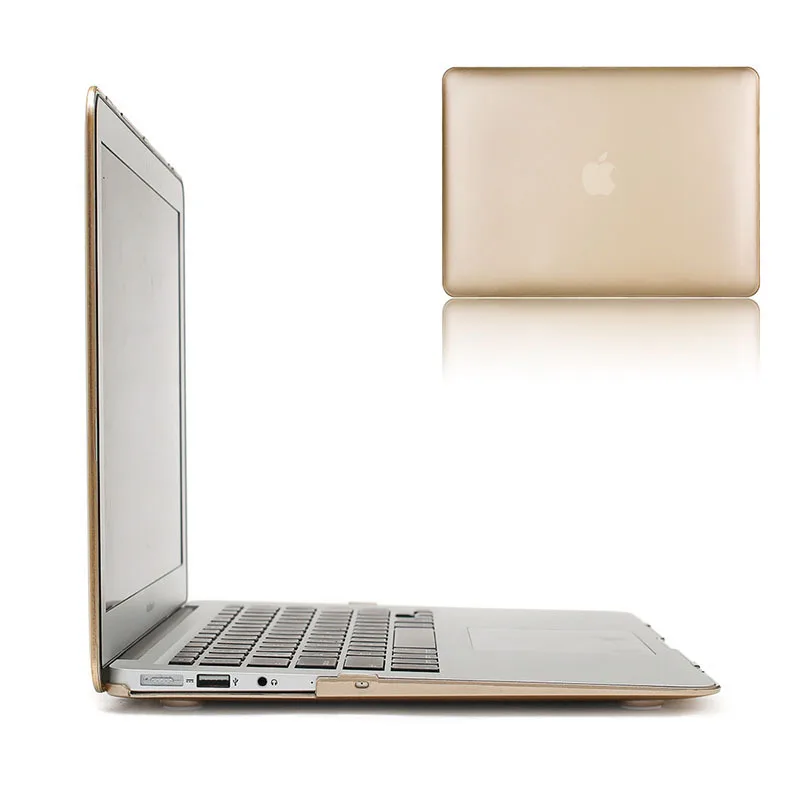 Champagne Gold Sleeves Cover Shell For MacBook Air 11 13 Inch Laptop Protector Bag Cases Mac Book Case Free Shipping | Компьютеры и
